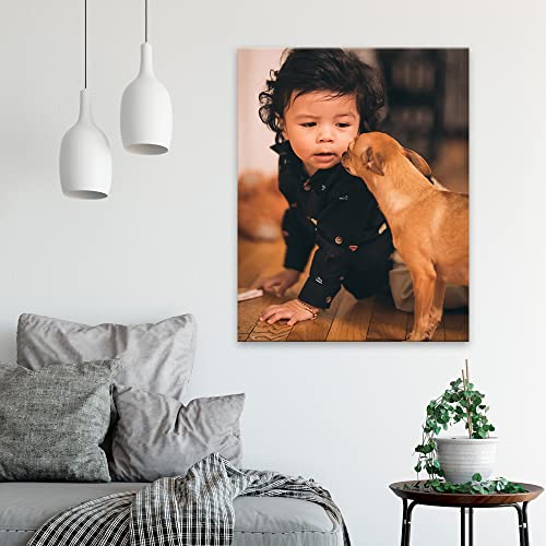 Custom Canvases For Pets Canvas Wall Art Prints With Your Photos With Framed (8" Wx8 H)