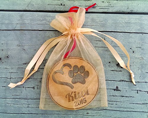 Custom Engraved Pet Ornament for Christmas Tree Decoration