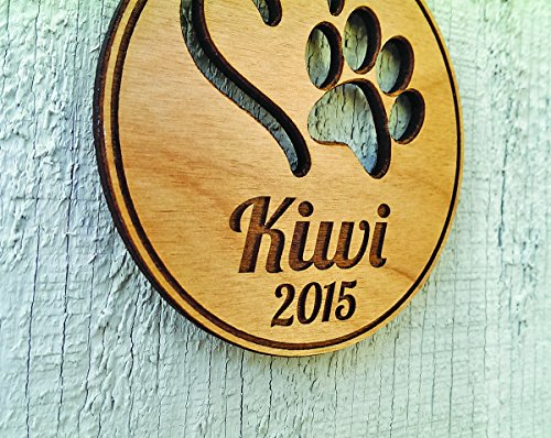 Custom Engraved Pet Ornament for Christmas Tree Decoration