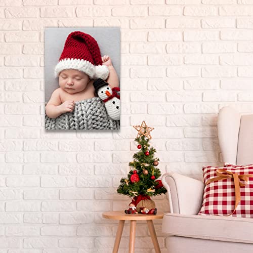 YK Artwood Custom Canvas Upload Images- Custom Canvas Prints with Your Photos 8x10 inch -Personalized Canvas Pictures for Kid Lover Pet Family -Portrait Photo Prints-Made In USA-Fast Delivery