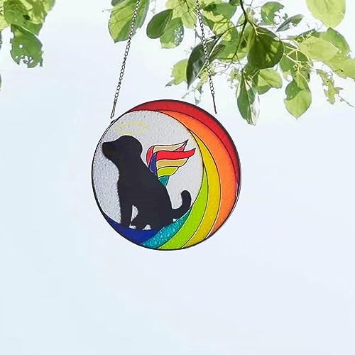 Personalized Dog Memorial Suncatcher for Sympathy Gift