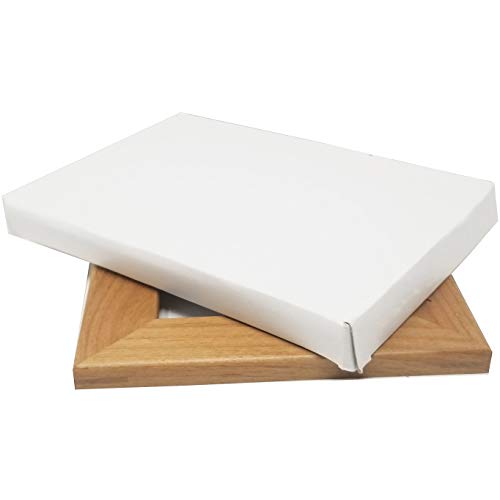 Custom Dog - Engraved Natural Alder Wood Hanging/Tabletop Personalized Picture Memory Family Memorial Photo Frame