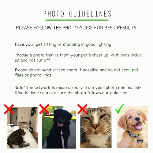 Gossby Custom Dog Portrait from Photo - Personalized Dog Wrapped Canvas Wall Art with Name - Whimsical Oil Dog Painting Decor - Christmas, Birthday Gift for Dog Mom, Dog Dad, Dog Lover, Women, Men