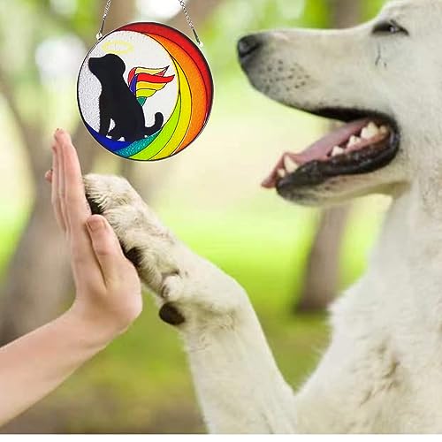 Personalized Dog Memorial Suncatcher for Sympathy Gift