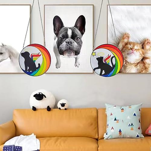 Personalized Dog Memorial Suncatcher for Sympathy Gift