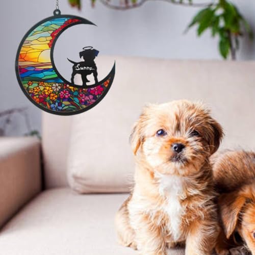 Personalized Dog Memorial Ornament with Angelic Halo