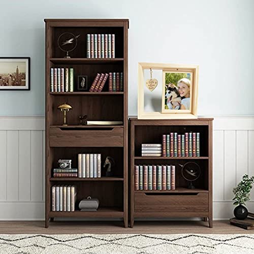 Aprllolg Dog Rotating Photo Frame, Dog Memorial Photo Frame Dog Lovers Gifts for Women,Personalized Gift for Pet Lovers and Memorials