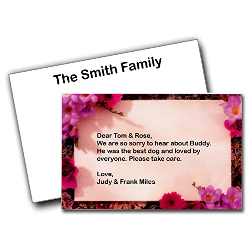 Etched In My Heart Pet Memory Frame Personalized Dog Memorial Gifts (4x6 Photo) w/ “Paw Prints” Custom Message on Rustic Alder Wood for Loving Memorabilia Picture of Deceased & RIP (6x8 Size)