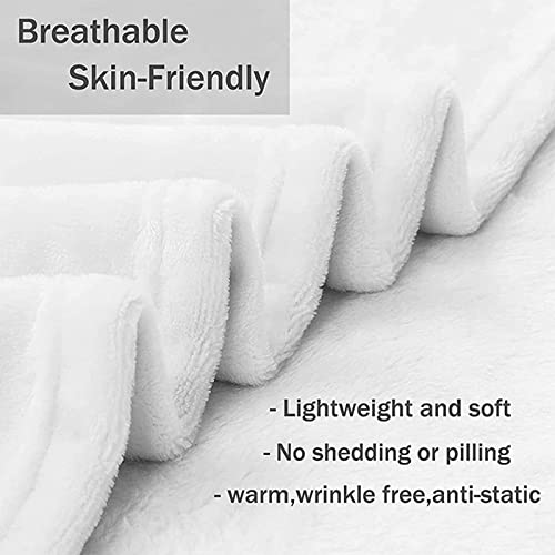 Custom Memorial Blanket Gifts for Dog Lover: Personalized Puppy Photo Collage Throw Blanket with Picture Name in Loving Memory Blanket - Made in USA