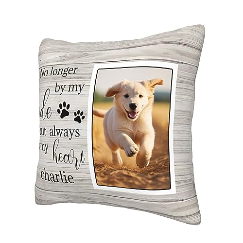 WALXINK Dog Memorial Gifts for Loss of Dog, Personalized Pet Pillow Covers, Pet Loss Gifts Sympathy Gift for Pet Owners Parent (Dog-Pillow-3)