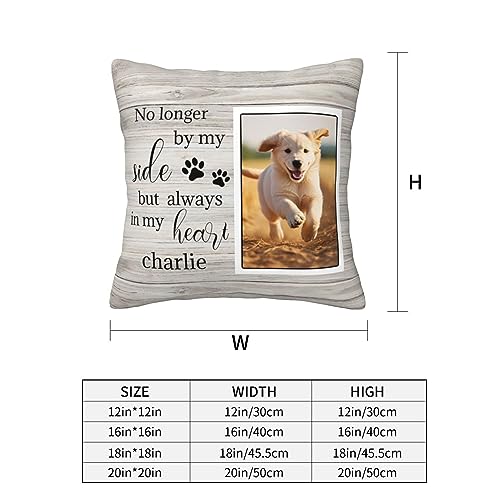 WALXINK Dog Memorial Gifts for Loss of Dog, Personalized Pet Pillow Covers, Pet Loss Gifts Sympathy Gift for Pet Owners Parent (Dog-Pillow-3)