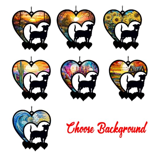 Nazenti Personalized Dog Memorial Suncatcher Custom Dog Suncatcher Dog Ornament Memorial Loss of Dog Ornament Loss of Pet Sympathy Gift Dog Memorial Gifts Dog Ornament Christmas Tree Dog Lovers Gift