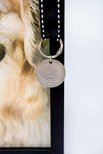 Pawprints Pet Memorial Frame with Pawprints Left by You Poem- Touching Dog Sympathy Gift for Pet Loss Remembrance