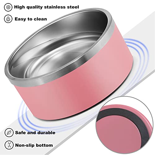 Personalized Stainless Steel Pet Food and Water Bowls