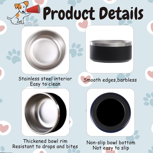 Custom Laser Engraved Personalized Stainless Steel Pet Bowl