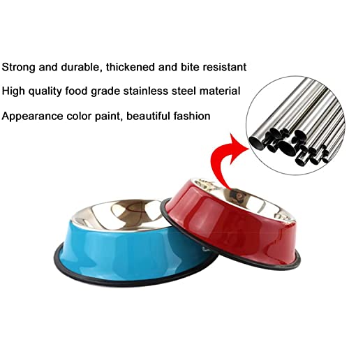 Custom Name Stainless Steel Dog Bowls for Medium-Large Dogs