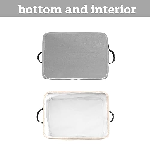 MuMiY Personalized Pet Toy Storage Basket with Handles, Customized Pet's Name and Photo - Collapsible Storage Boxes Organizer Bag for Dog/Cat Toys, Coats, Clothing, Blankets