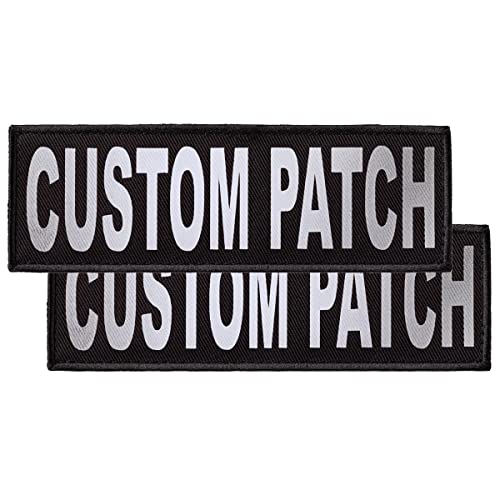 Custom Reflective Patch Set for Dog Vest or Collar