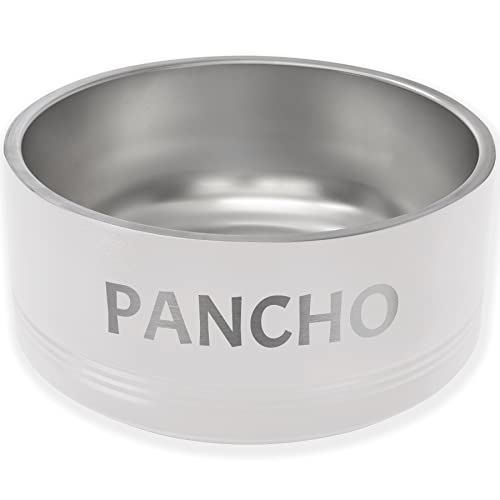 Personalized Engraved Stainless Steel 64oz Non-Slip Dog Bowl