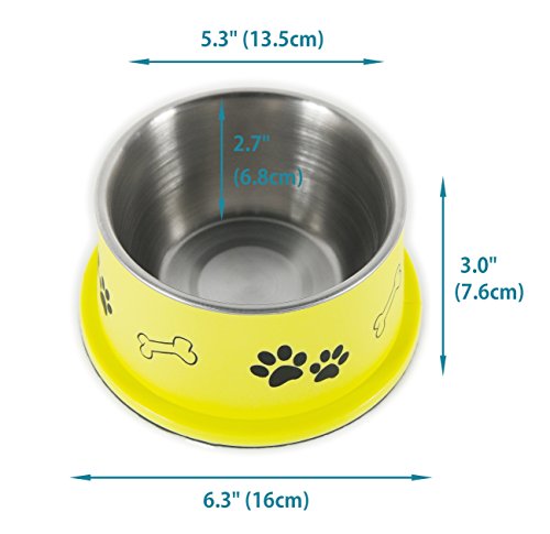 Ergonomic Personalized Spaniel Bowl for Long Ear Dog