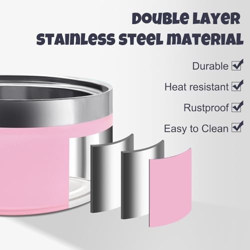 Personalized Stainless Steel Pet Bowl with Laser Engraving