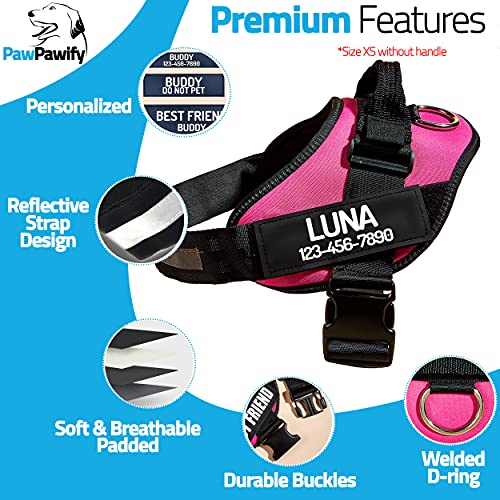 Custom Name and Number No-Pull Dog Harness, Heavy-Duty