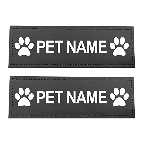 Personalized Dog Name Patch for Harness Vest Collar