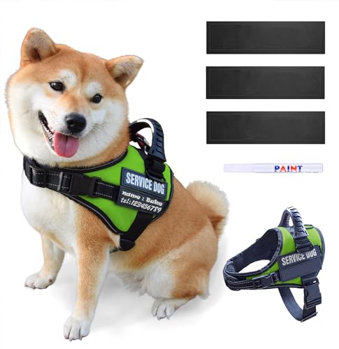 Customized No-Pull Dog Harness with Reflective Patches