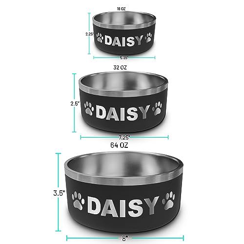 Custom Stainless Steel Cat Bowl with Engraving