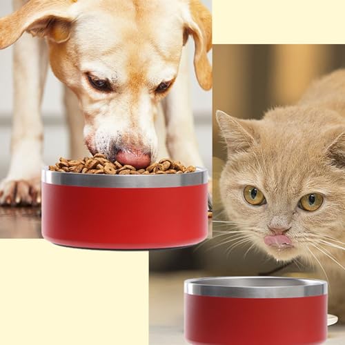 WBgjsnklbnl Personalized Dog Bowl with Name Custom Stainless Steel Food/Water Dishes Customized Engraved Logo Text for Small/Medium/Large Dogs Cat-32oz