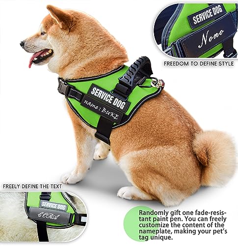 Customized No-Pull Dog Harness with Reflective Patches