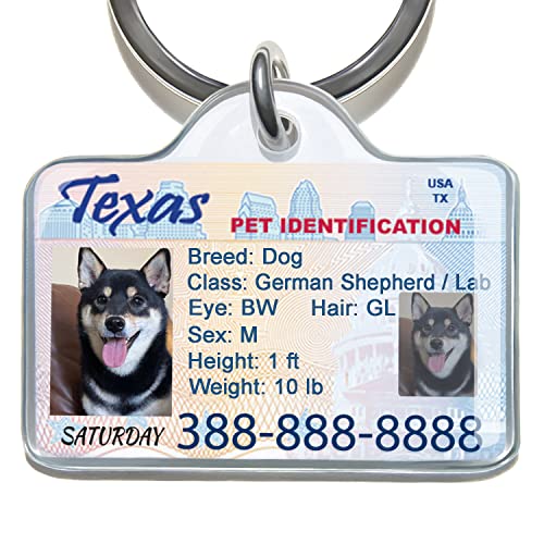 Personalized Driver License ID Tags for Pets