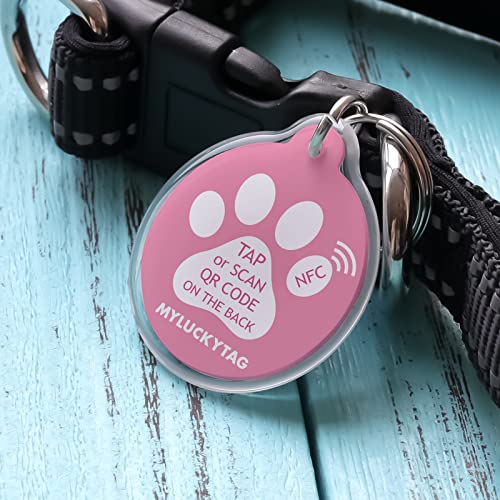 Custom NFC & QR Smart Pet ID Tag