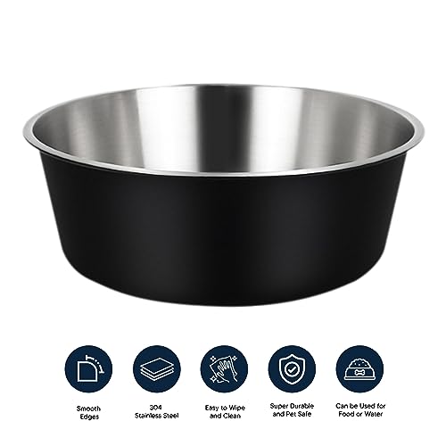 Personalized Stainless Steel Dog Bowl - Engraved with Breeds