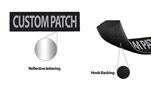 Custom Reflective Patch Set for Dog Vest or Collar