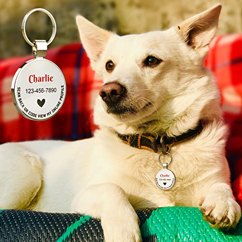 MYLUCKYTAG Personalized QR Code Pet ID Tags