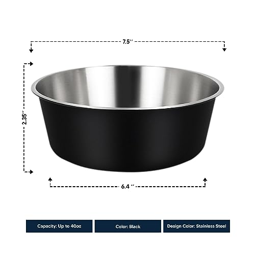 Personalized Stainless Steel Dog Bowl - Engraved with Breeds