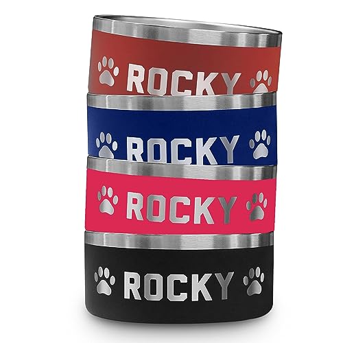 Custom Stainless Steel Non Slip Personalized Dog Bowl