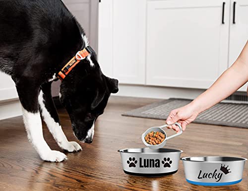 Custom Pet Stainless Steel Name Bowl for Dogs and Cats
