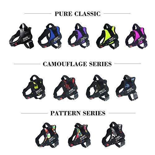 PawPawify Personalized No Pull Dog Harness - Color Grid