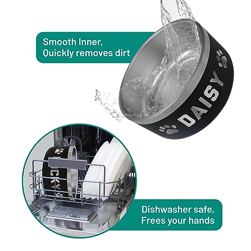 Custom Stainless Steel Cat Bowl with Engraving