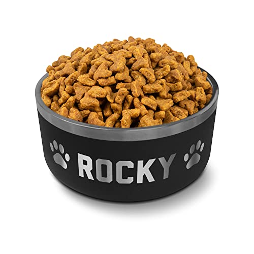 Custom Stainless Steel Non Slip Personalized Dog Bowl