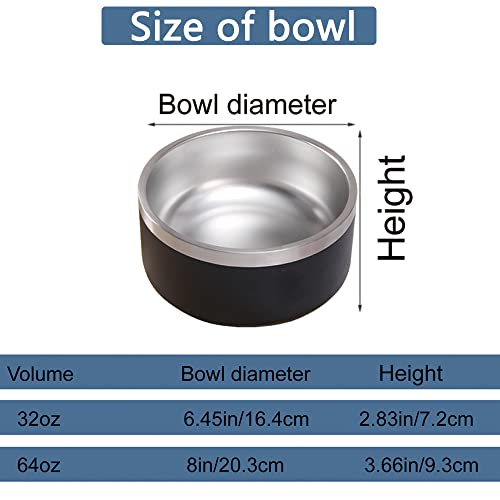 Custom Stainless Steel Pet Bowls with Personalized Names