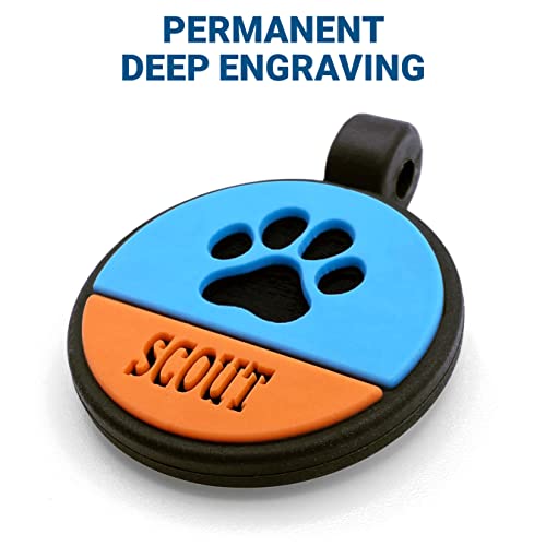 Custom Funny Wine Design Silicone Pet Tags