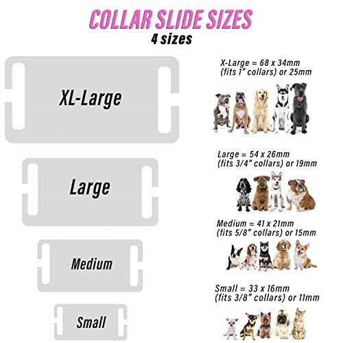 Personalized Stainless Steel Slide-On Pet ID Tags