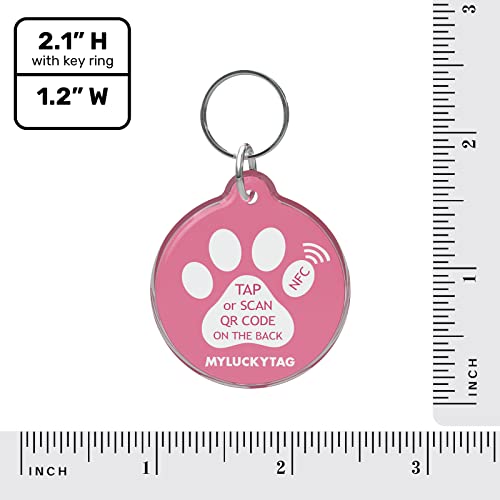Custom NFC & QR Smart Pet ID Tag