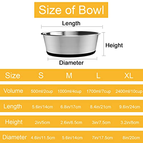 Custom Pet Stainless Steel Name Bowl for Dogs and Cats