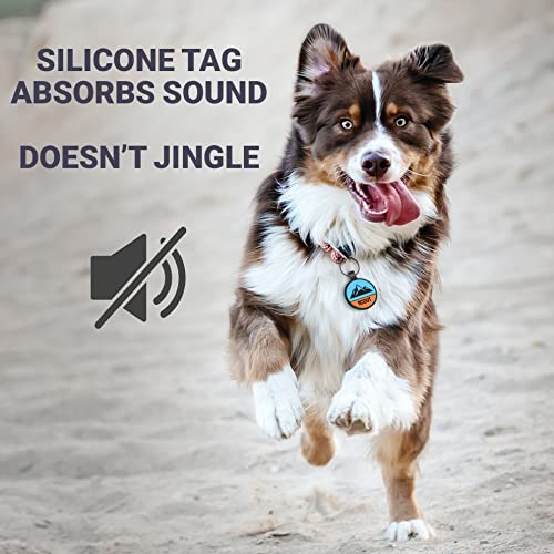 Custom Funny Wine Design Silicone Pet Tags