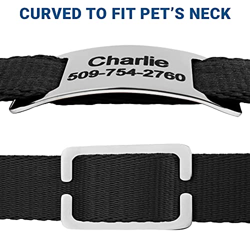 Custom Stainless Steel Slide-On Pet Collar Tags
