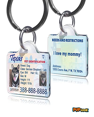 Custom Pet Driver License ID Tags - Personalize now!